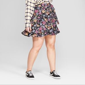 Wild Fable Floral Mini Skirt